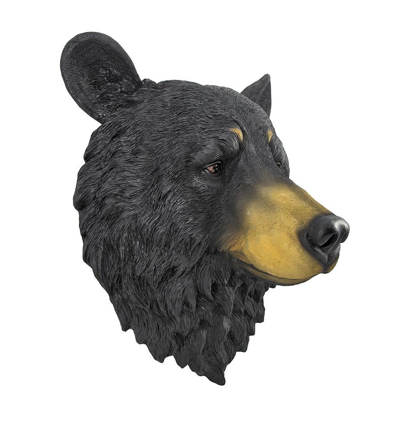 Private Label Natural Looking Wall Hanging Big Black Bear Head - Image 2